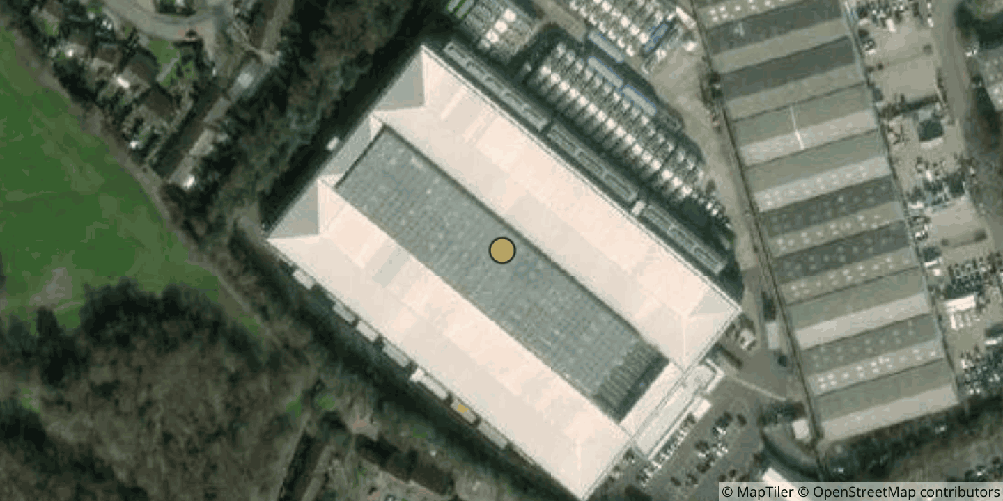 Aerial view of Digital Realty London LGW14