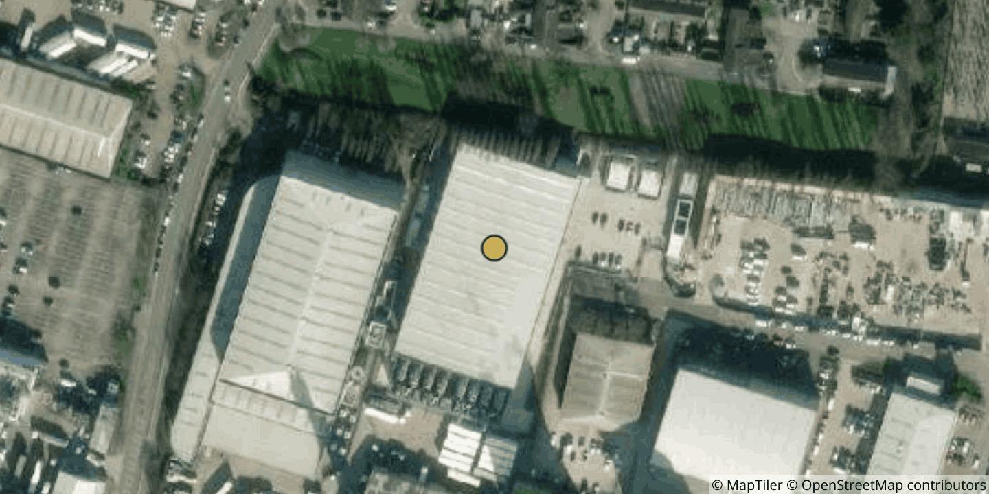 Aerial view of CyrusOne London 3