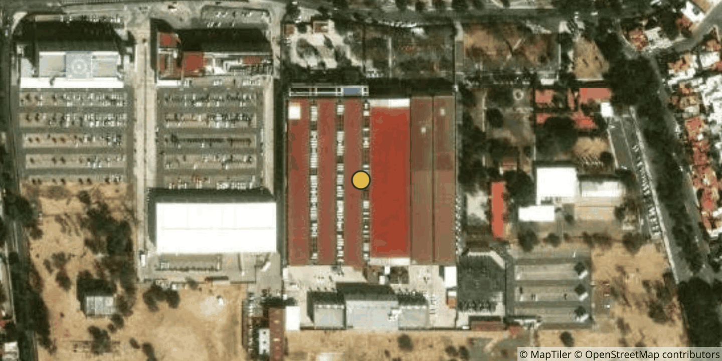 Aerial view of Centro de datos Triara Querétaro