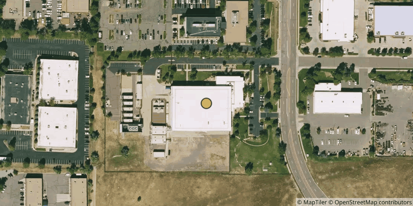 Aerial view of Comcast Centennial