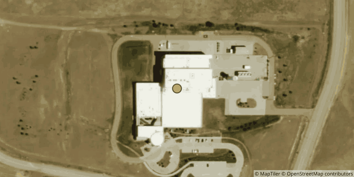 Aerial view of NCAR-Wyoming Supercomputing Center
