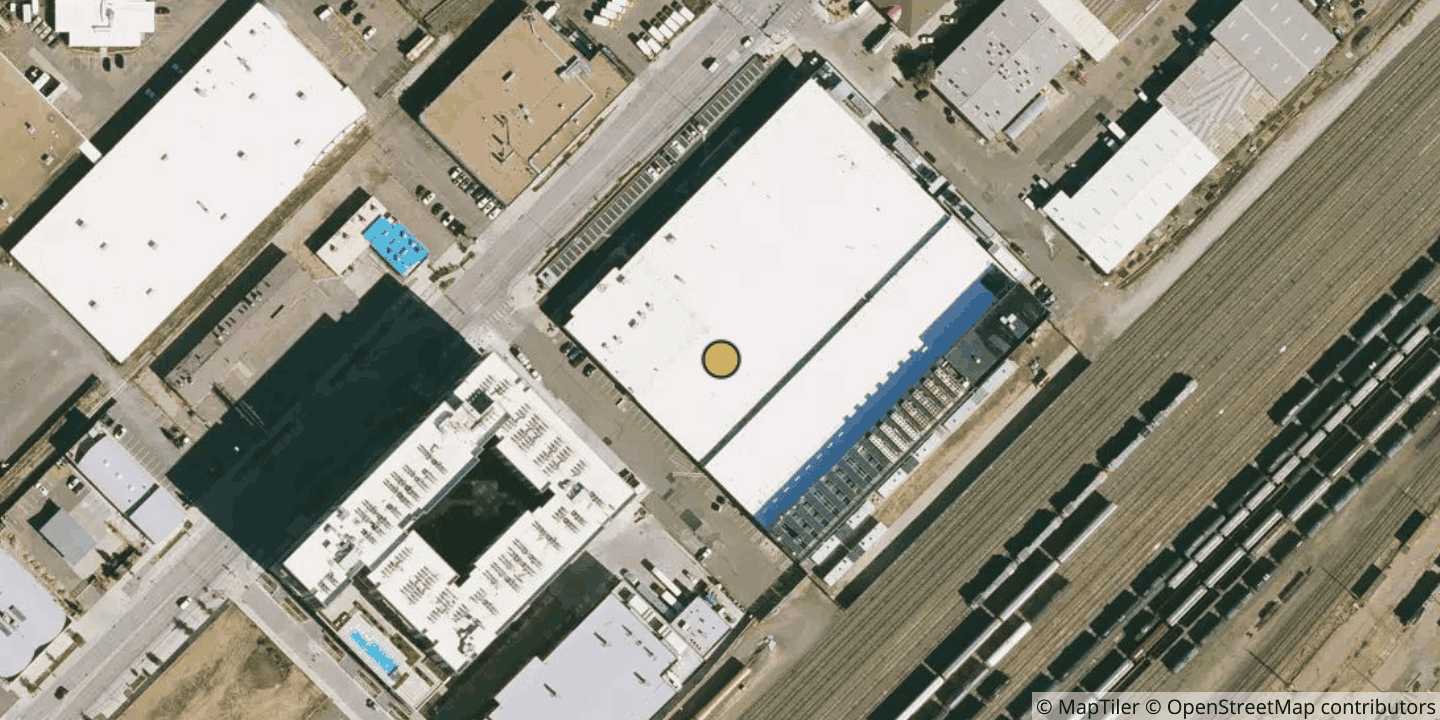 Aerial view of Iron Mountain Data Centers DEN-1