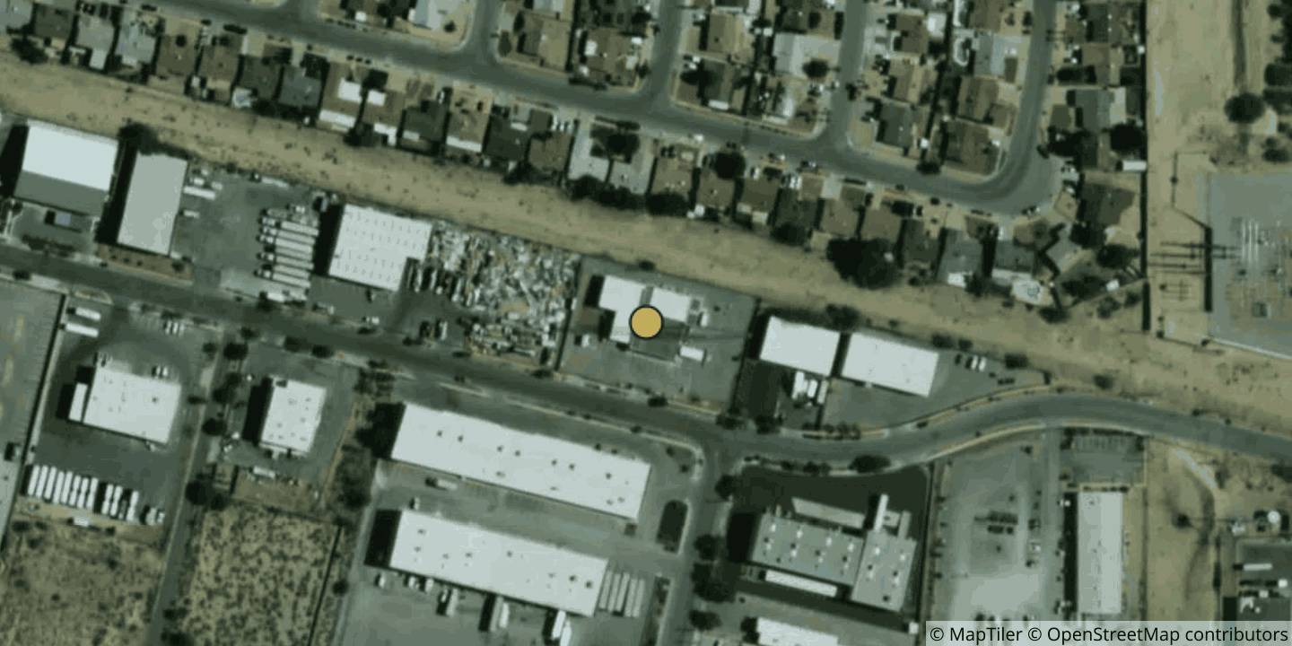 Aerial view of MDC El Paso
