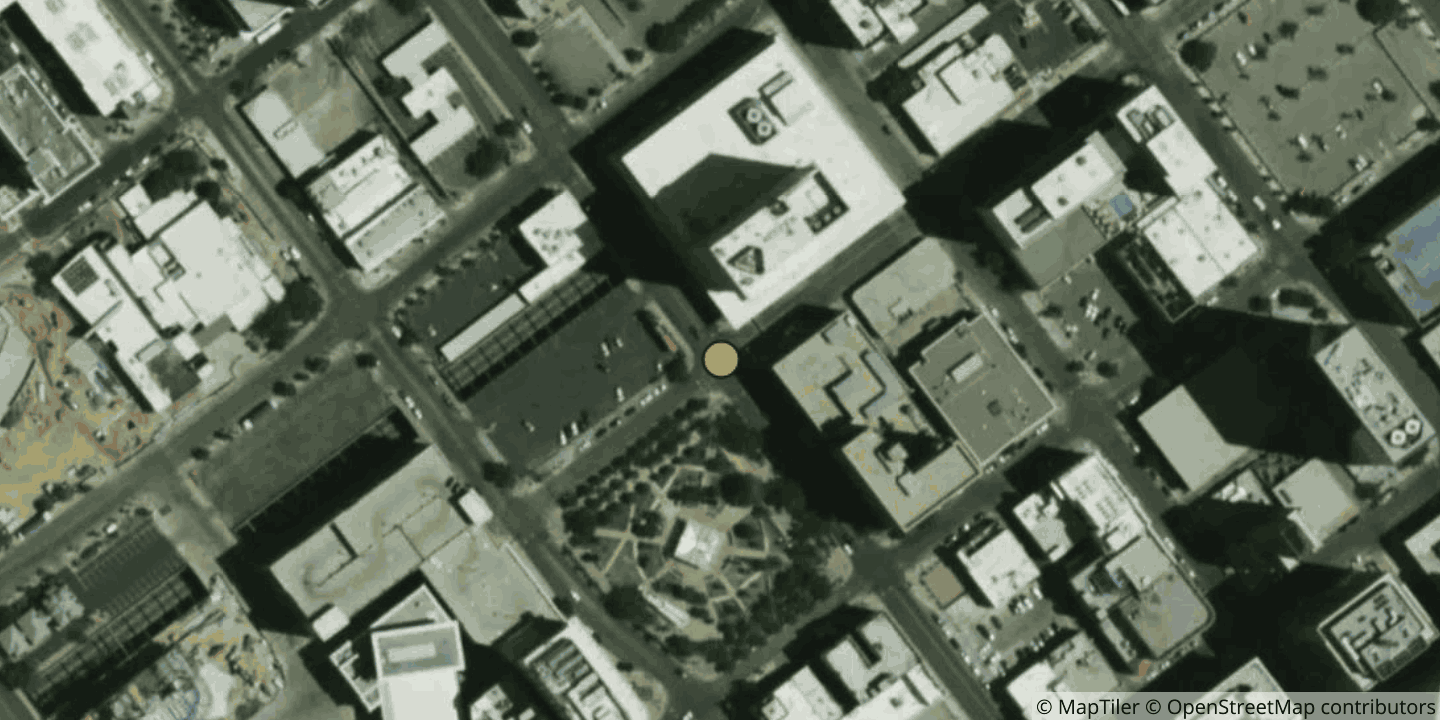 Aerial view of One San Jacinto Plaza