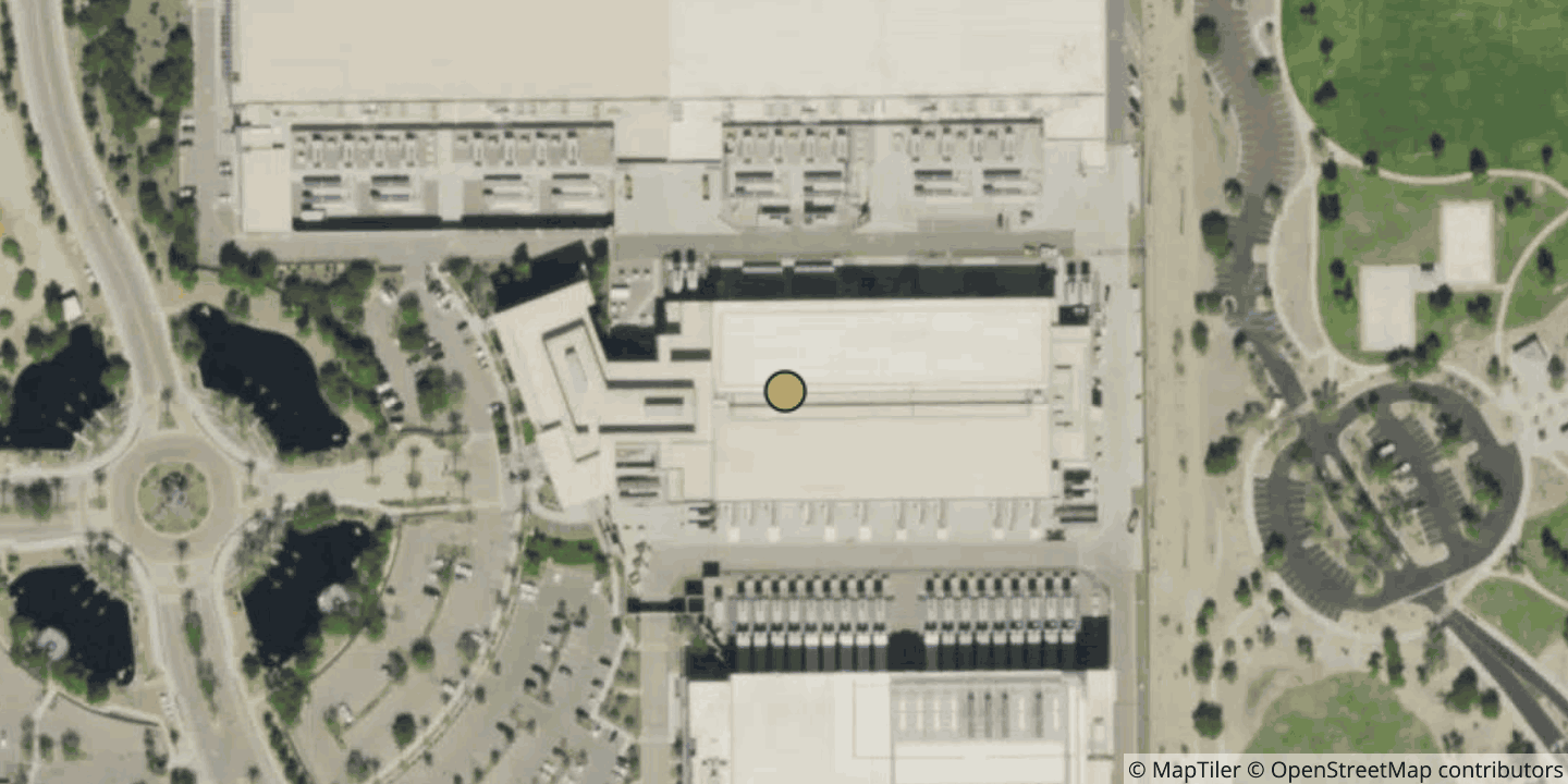 Aerial view of CyrusOne PHX1 - Chandler