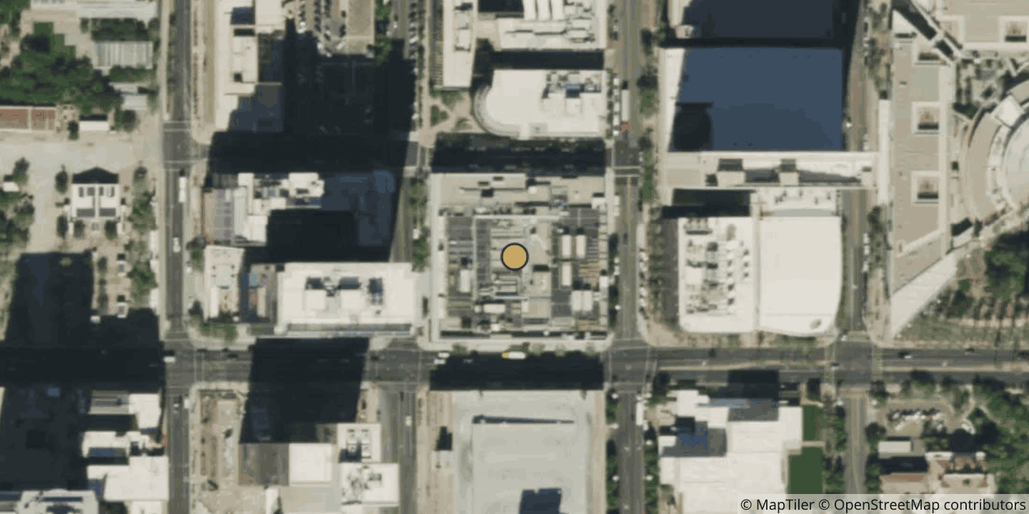Aerial view of Digital Realty PHX10 (120 E Van Buren)