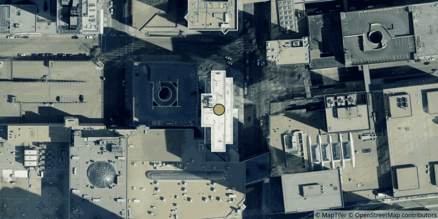 Aerial view of ThinkTel Communications Edmonton