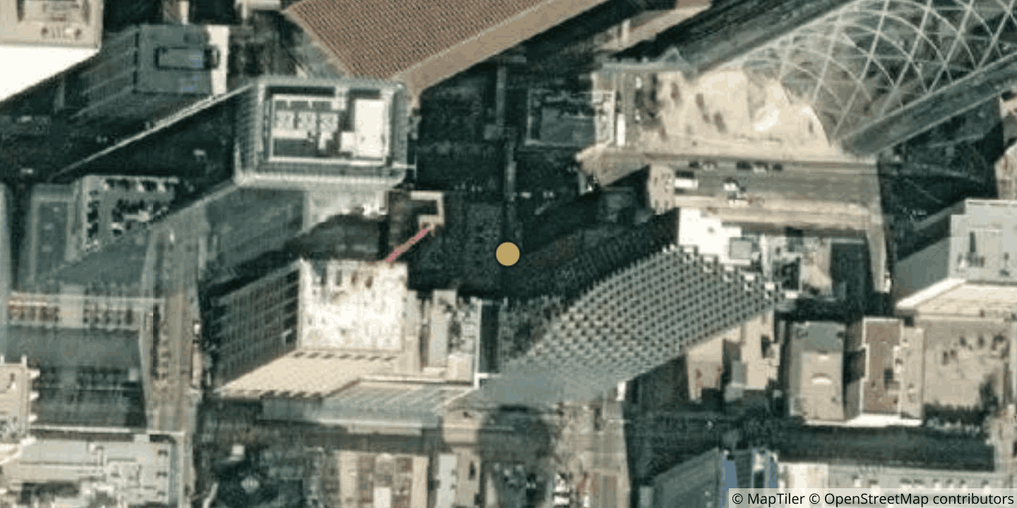 Aerial view of Hanover Building Calgary