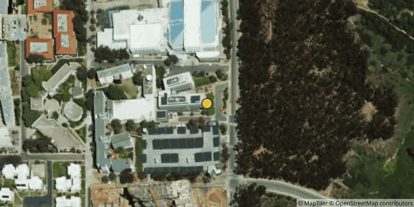 Aerial view of San Diego Supercomputer Center