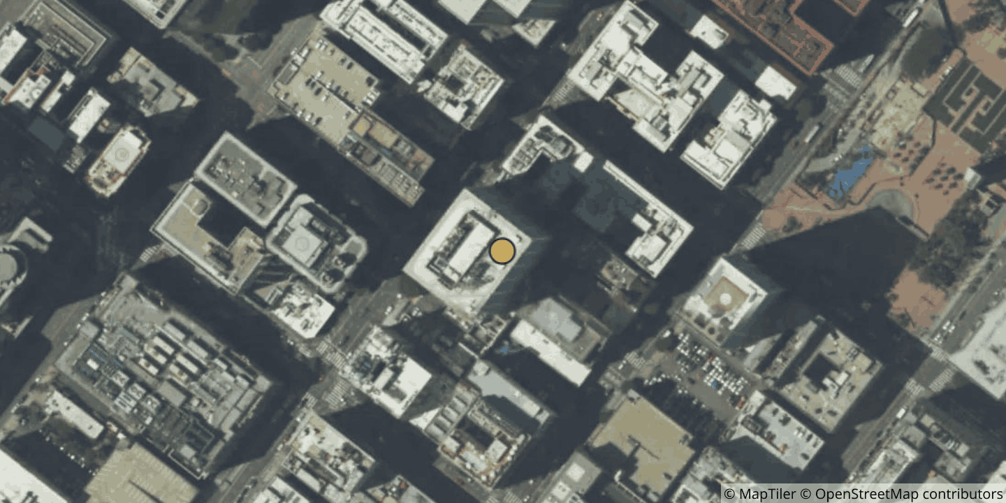 Aerial view of China Telecom One Wilshire