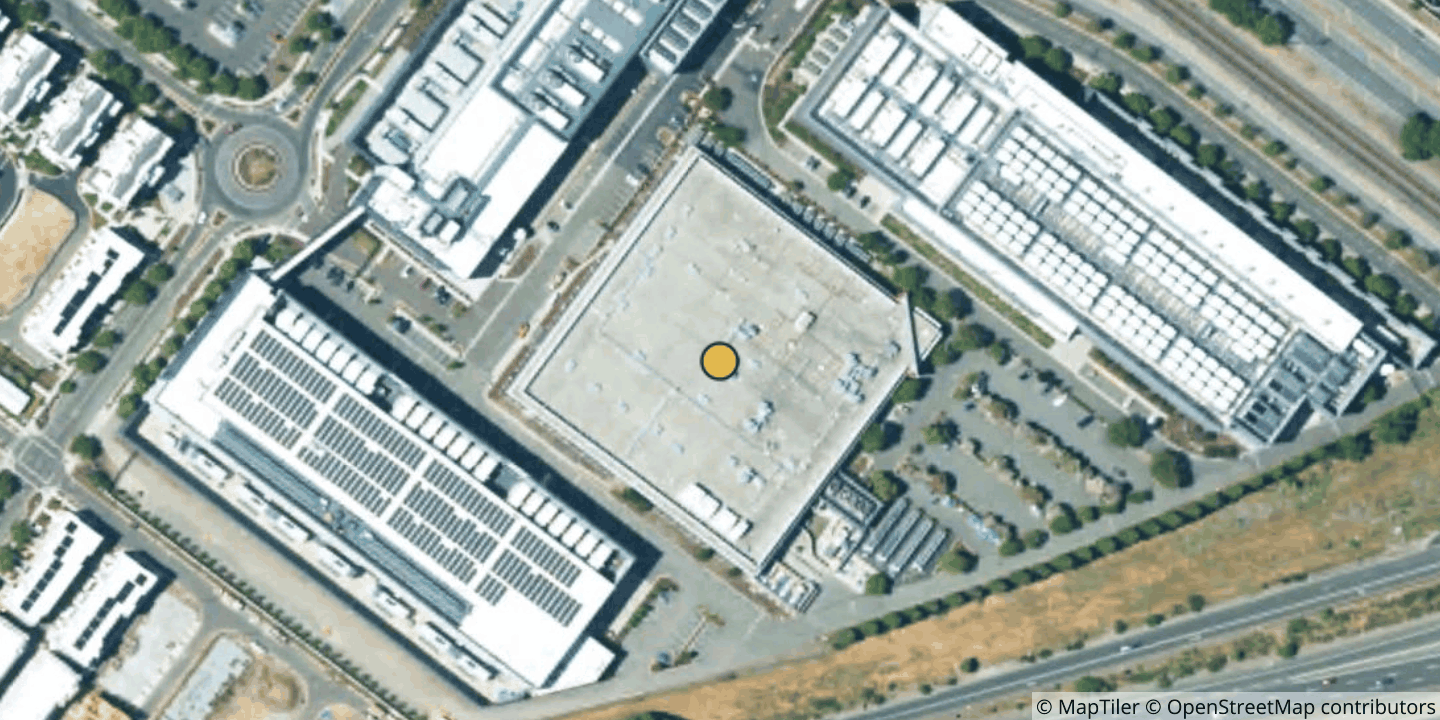 Aerial view of Equinix SV1