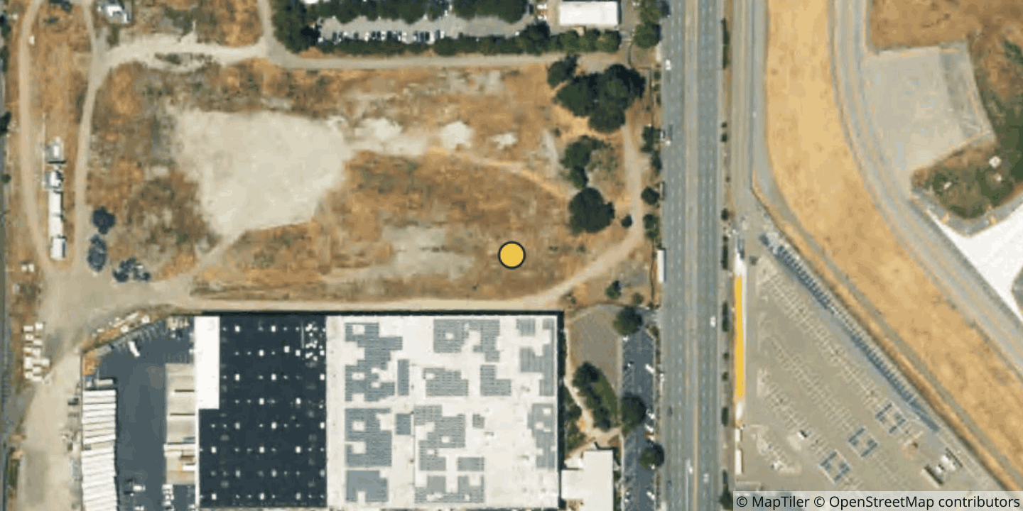 Aerial view of CyrusOne SCV1 - Santa Clara