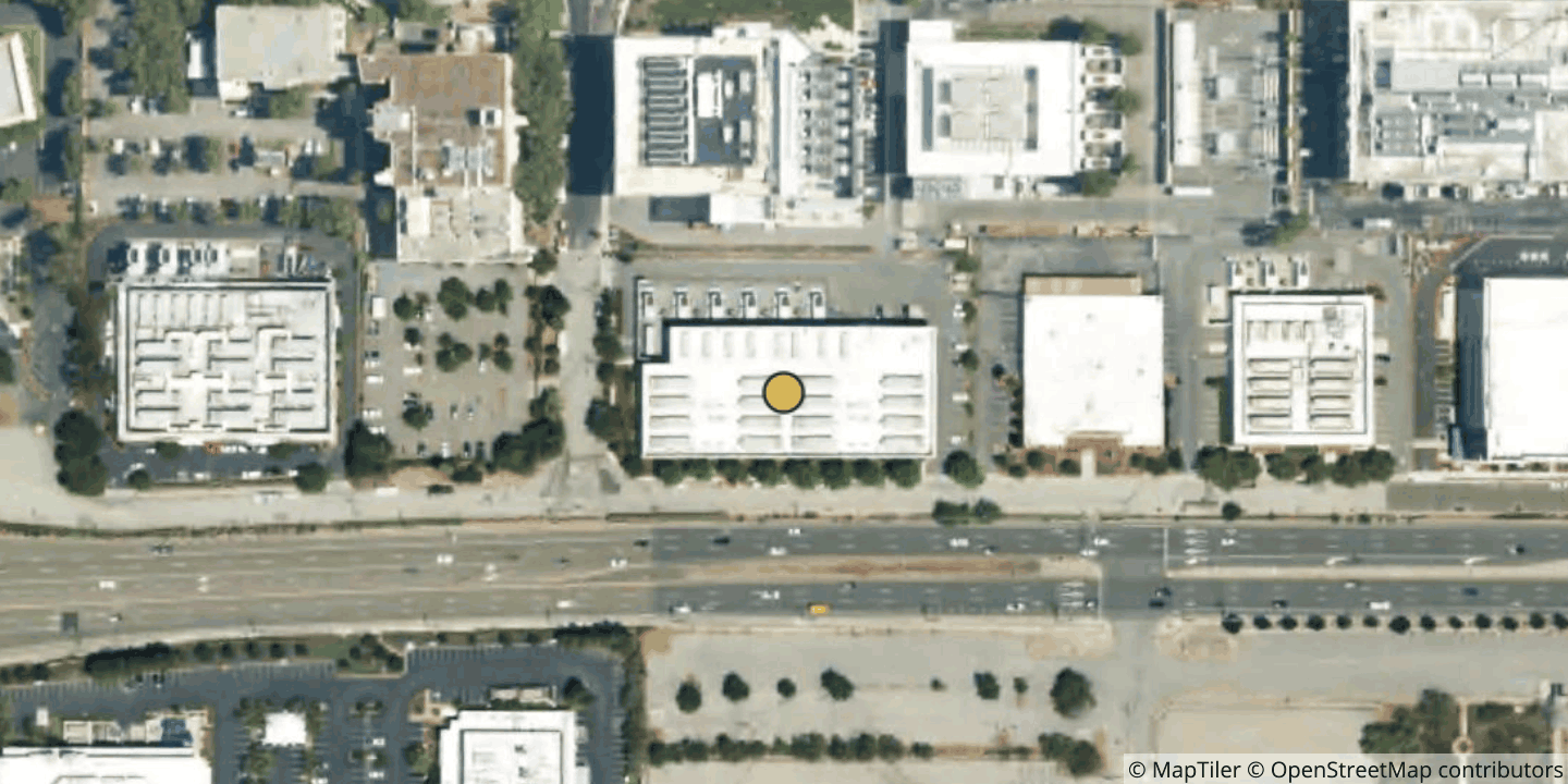 Aerial view of 1525 Comstock St (SJC16)