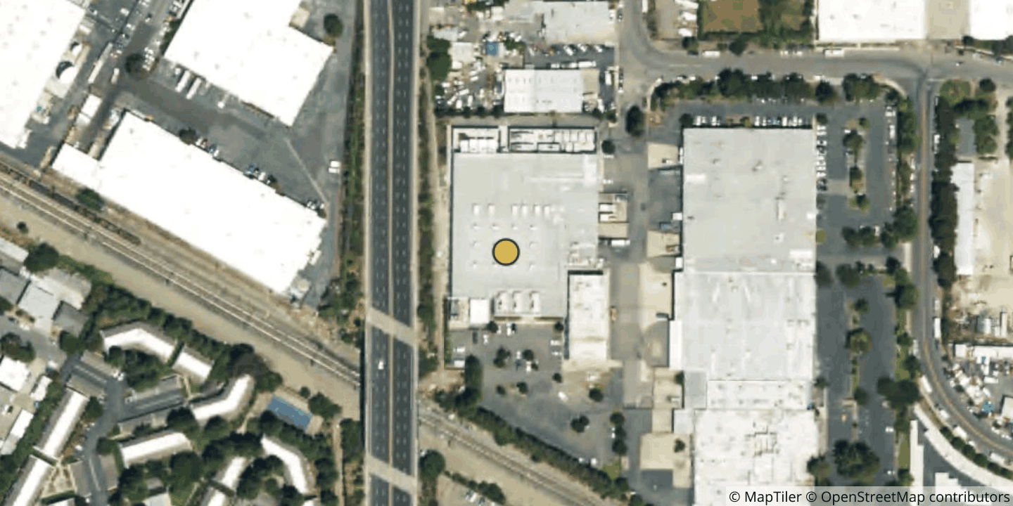 Aerial view of EdgeConneX Santa Clara (EDCSVC01/EDCSVC02)