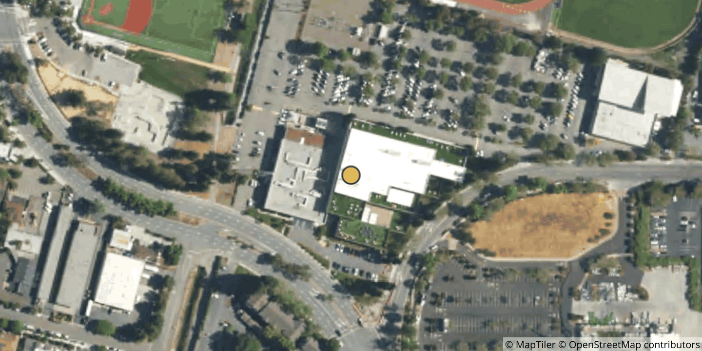 Aerial view of Plug and Play Tech Center