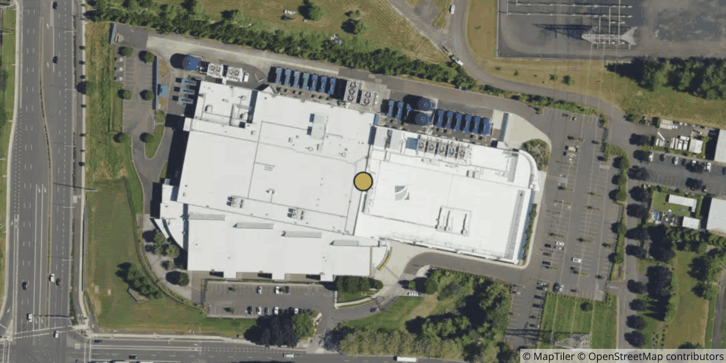 Aerial view of Opus Interactive Hillsboro Datacenter