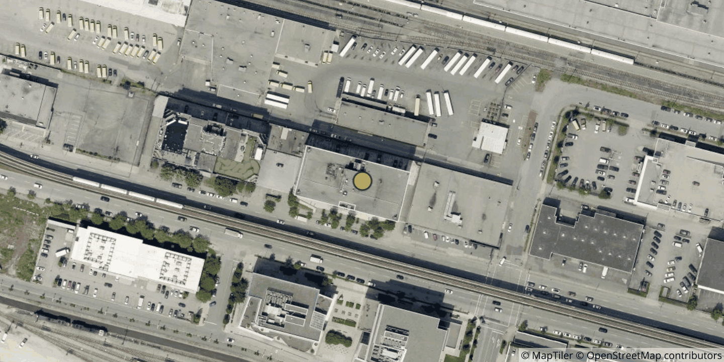 Aerial view of Uniserve Vancouver 2