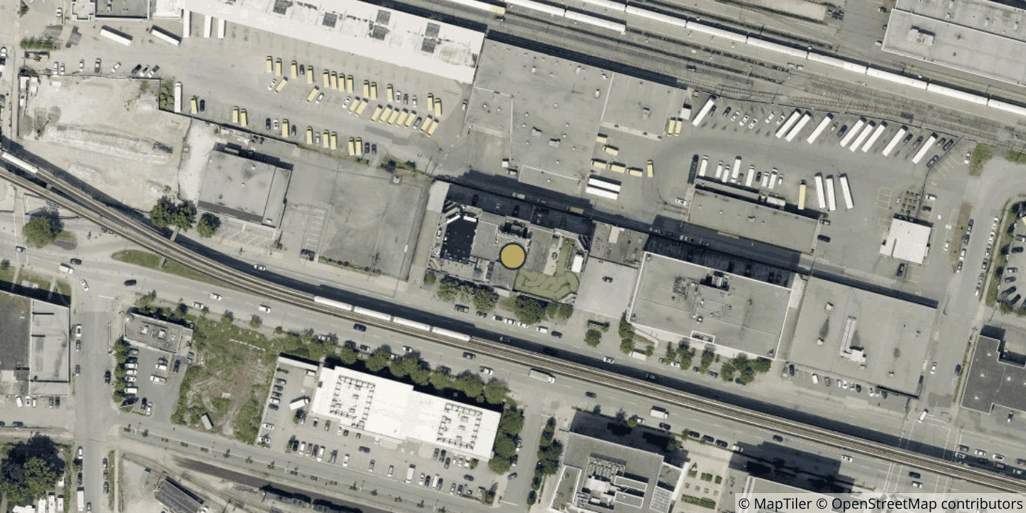 Aerial view of Uniserve Vancouver 1