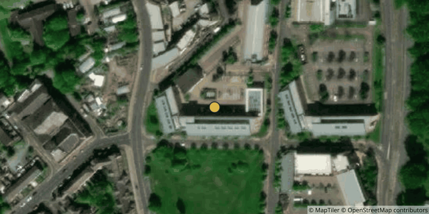 Aerial view of Reynolds House, Manchester