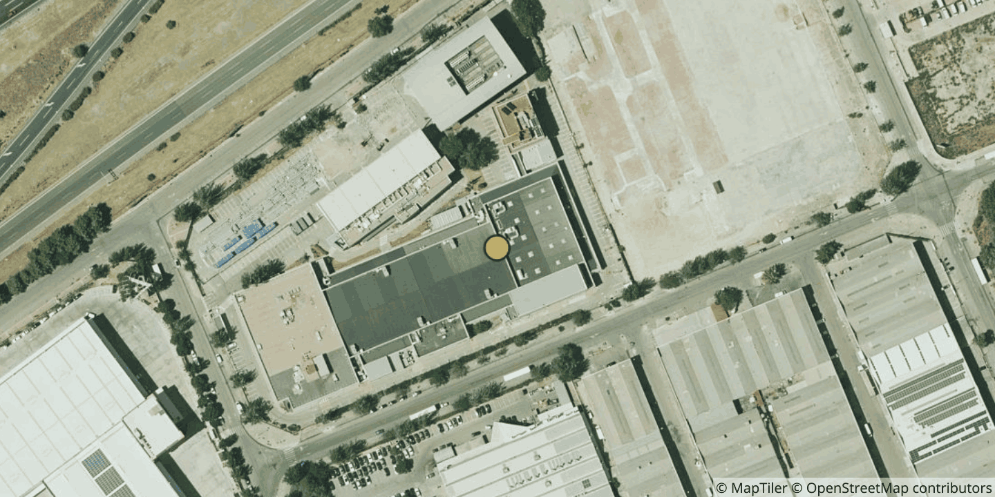 Aerial view of MAD-1 data center