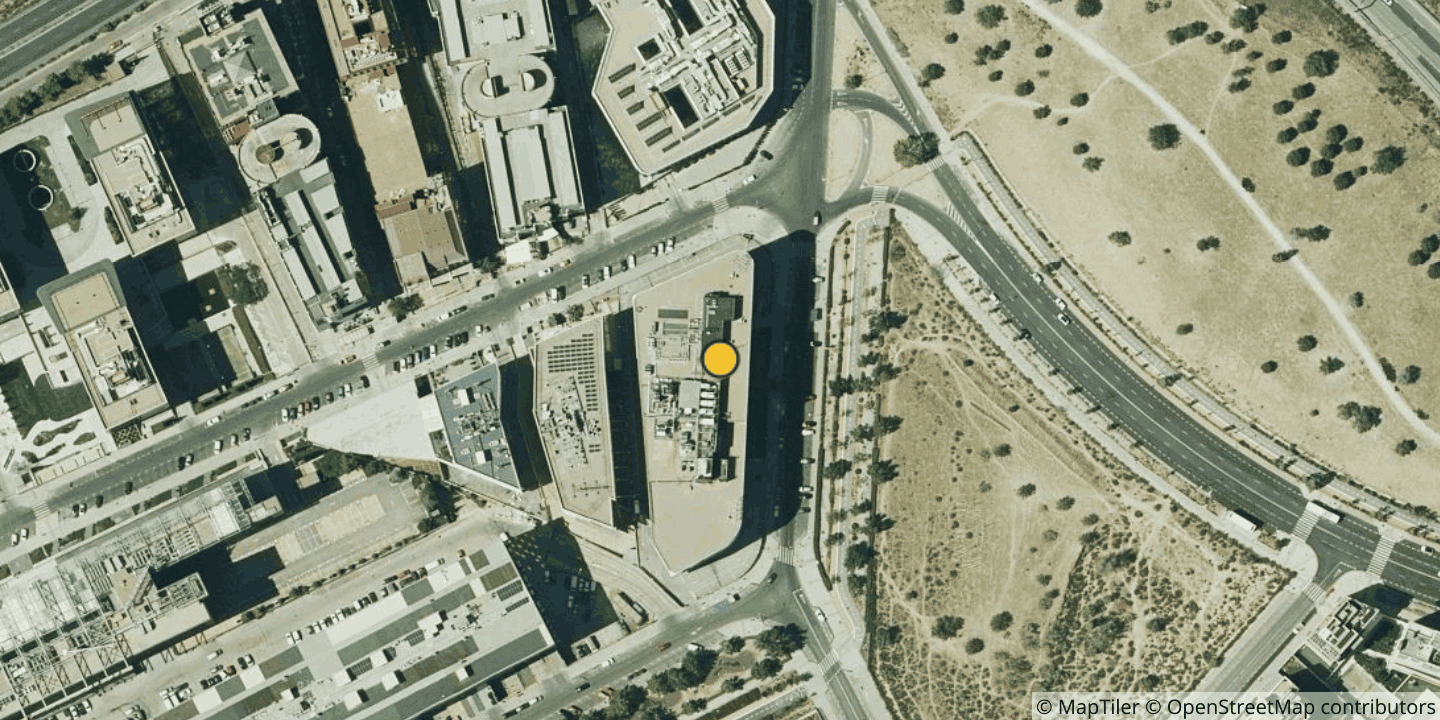 Aerial view of Equinix MD1 Madrid
