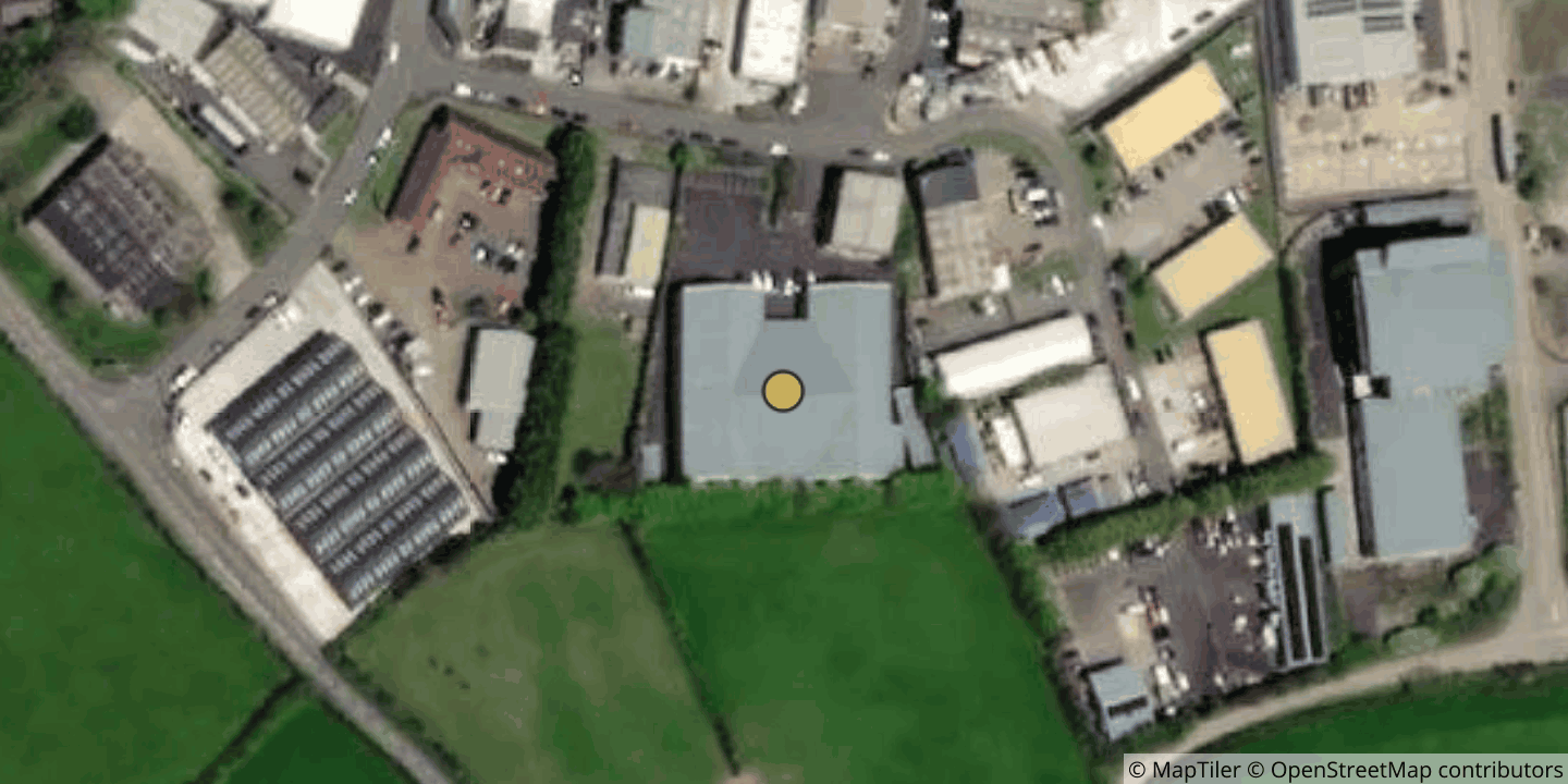 Aerial view of TAT14 Cable Landing Station