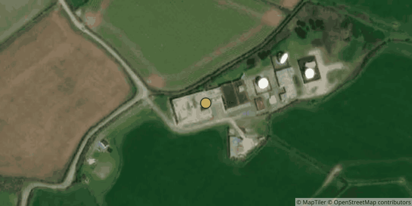 Aerial view of Lands End Cable Landing Station