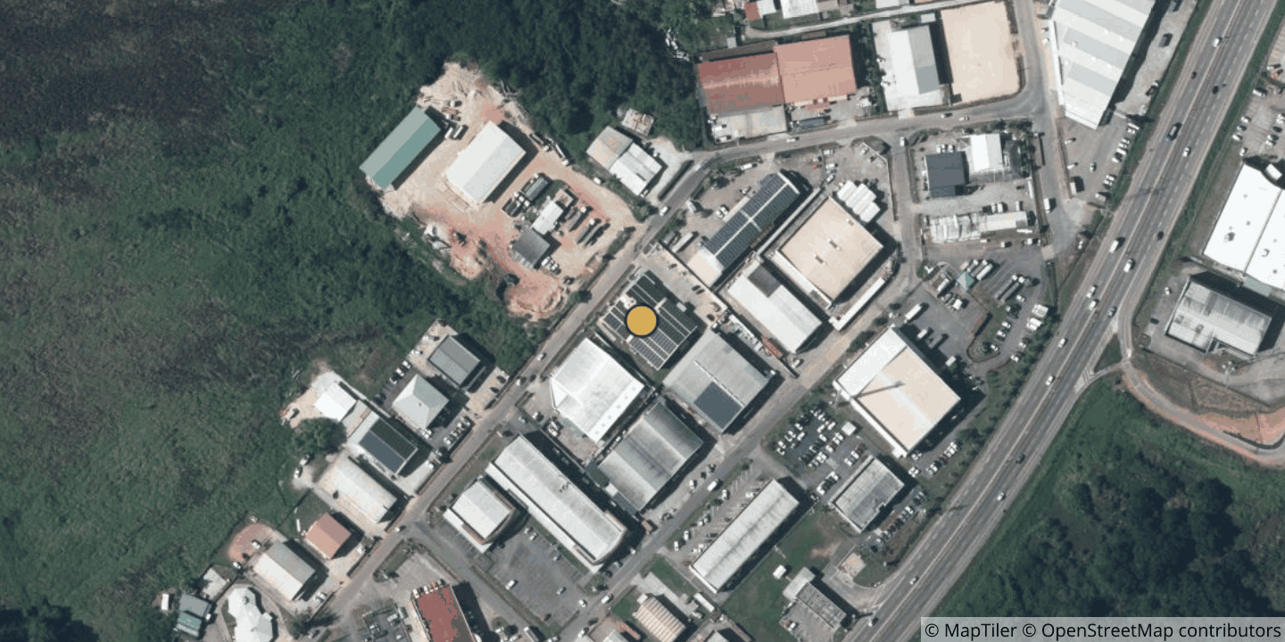 Aerial view of GNU Cayenne Collery