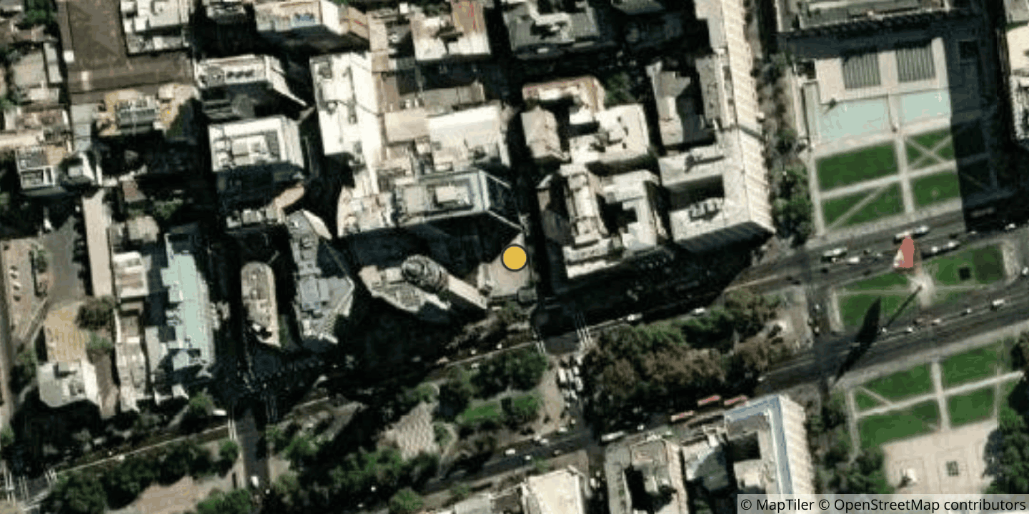 Aerial view of entel - CNT (torre entel)