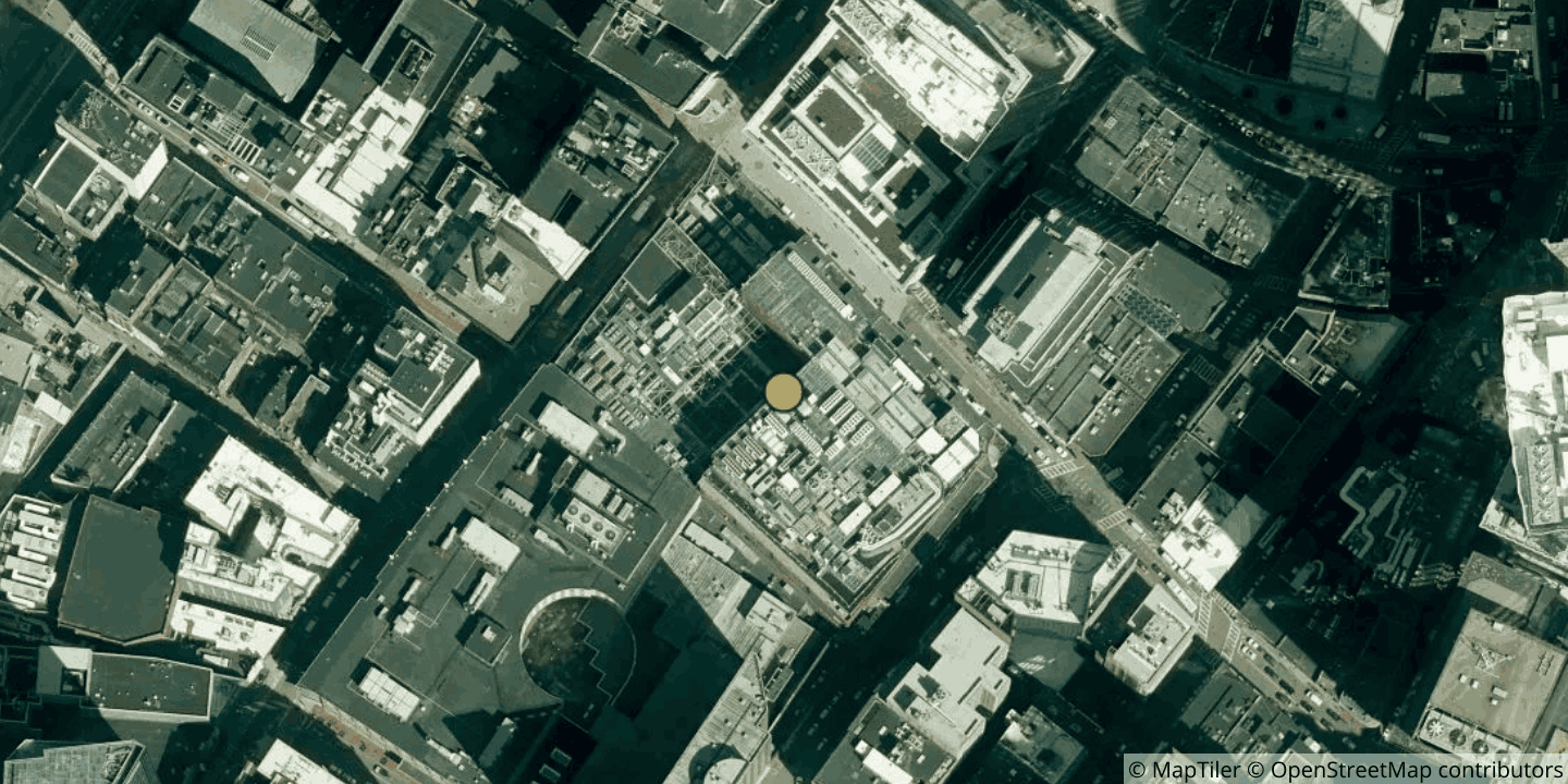 Aerial view of One Summer St.