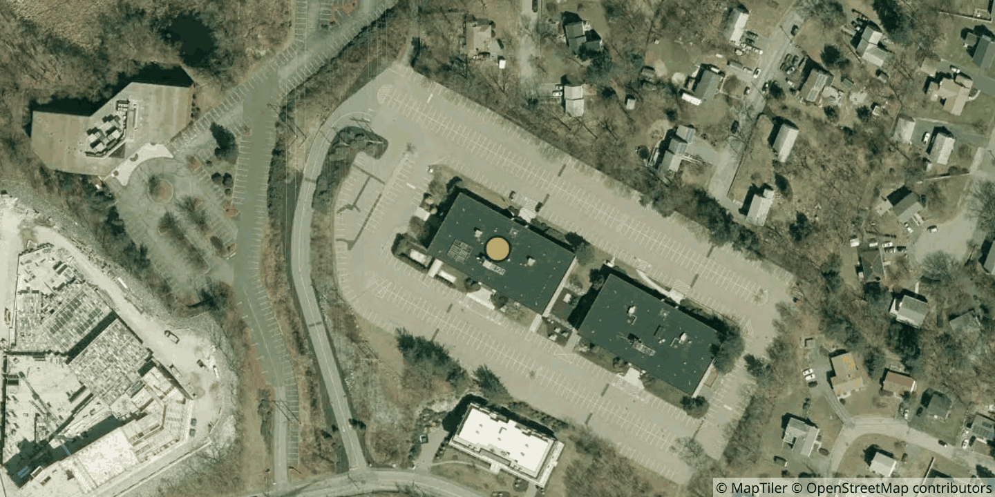 Aerial view of ColoSpace - Waltham, MA