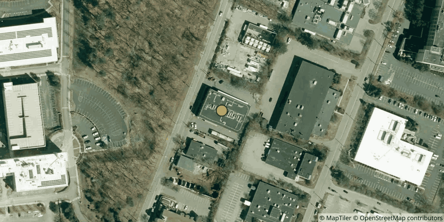Aerial view of Equinix BO1 - Boston, Waltham