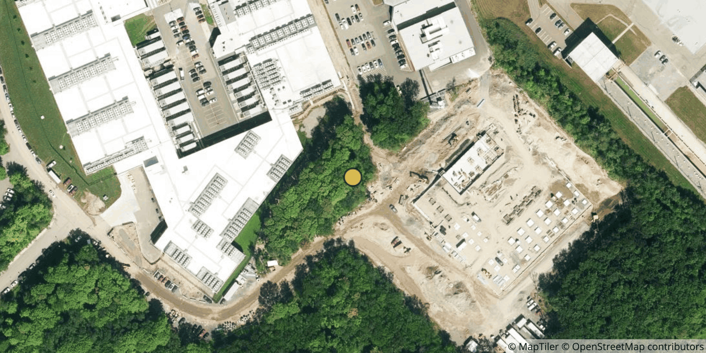 Aerial view of Vantage Data Centers (QC2)