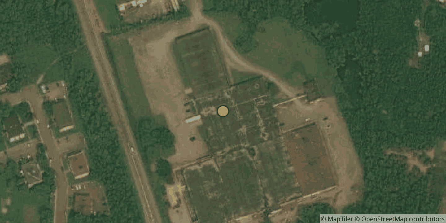 Aerial view of Bitfarms Cowansville