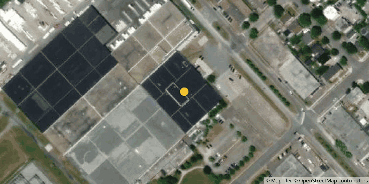 Aerial view of Bitfarms St. Hyacinthe