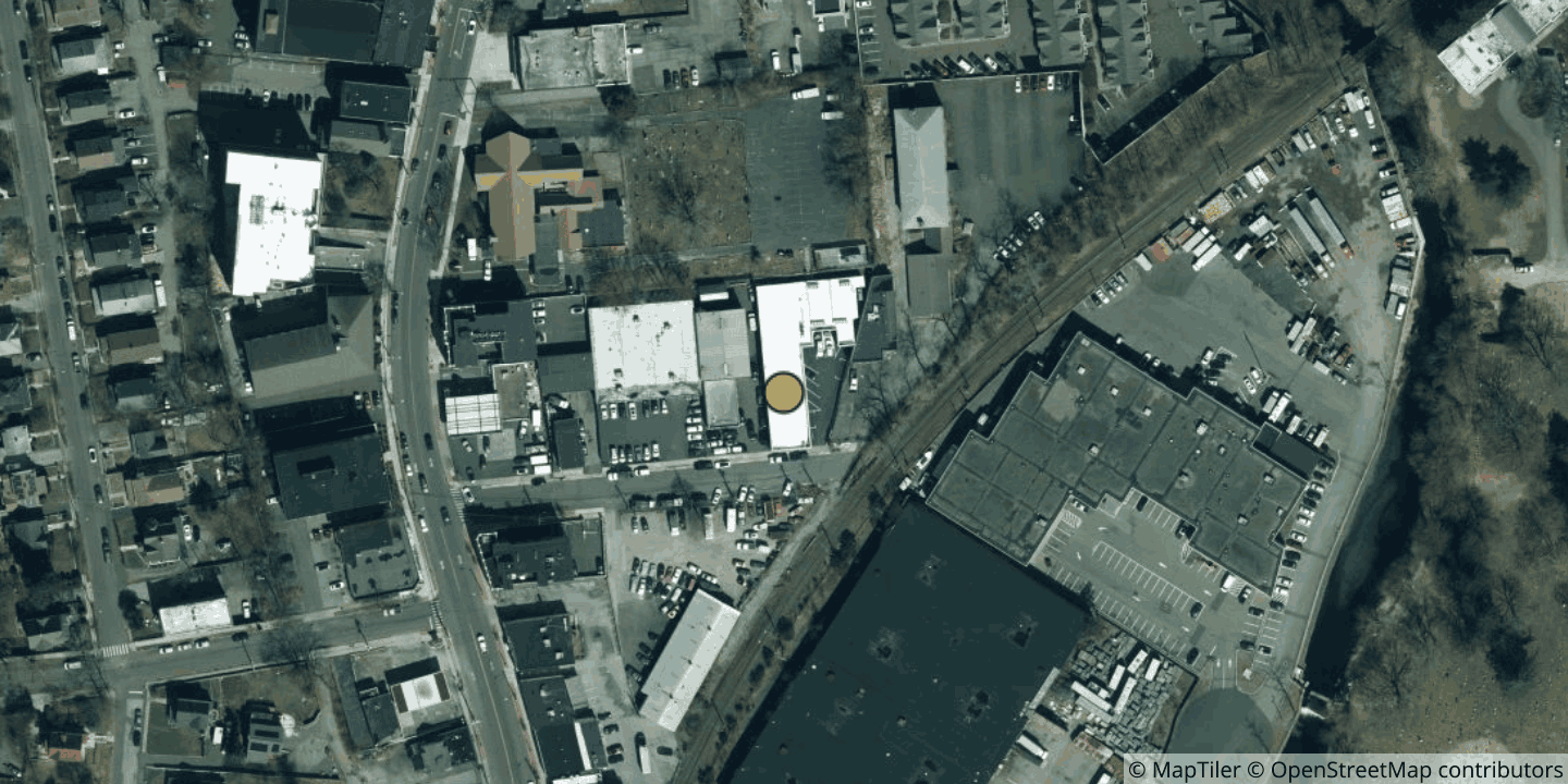 Aerial view of Omega Systems Stamford