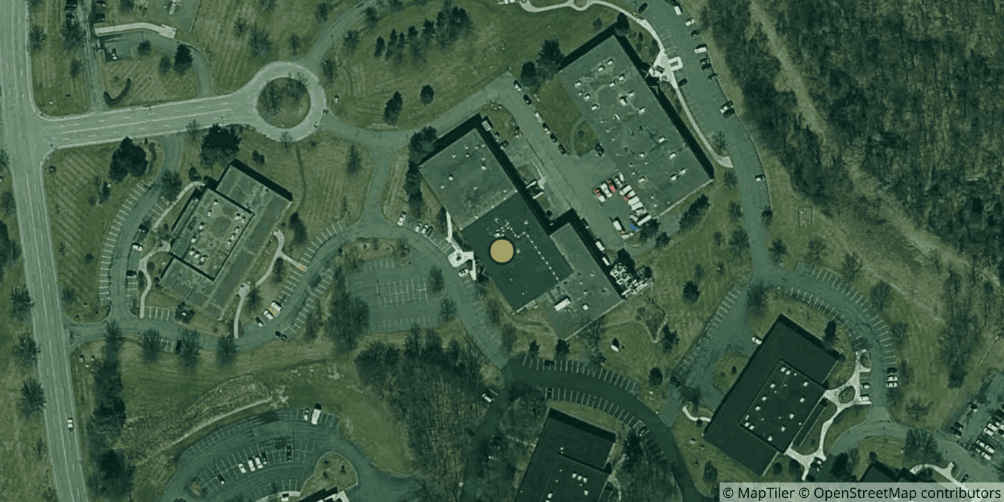 Aerial view of Computational Center for Nanotechnology Innovations