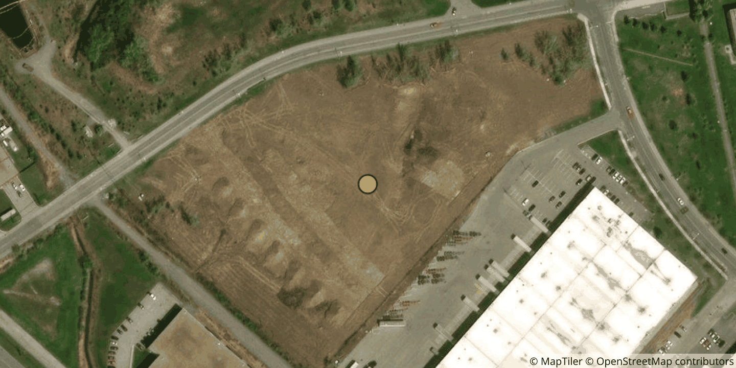 Aerial view of Cologix MTL8