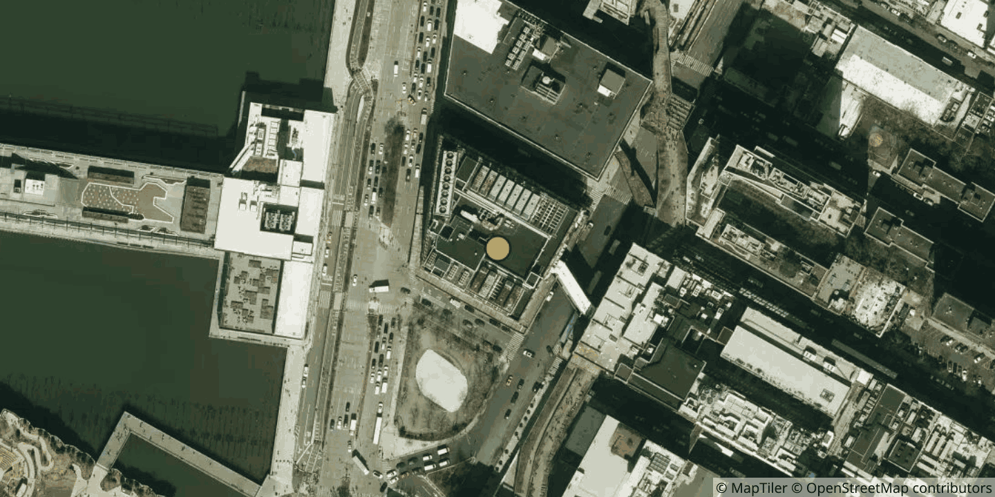 Aerial view of Metanet New York Data Center CHELSEA