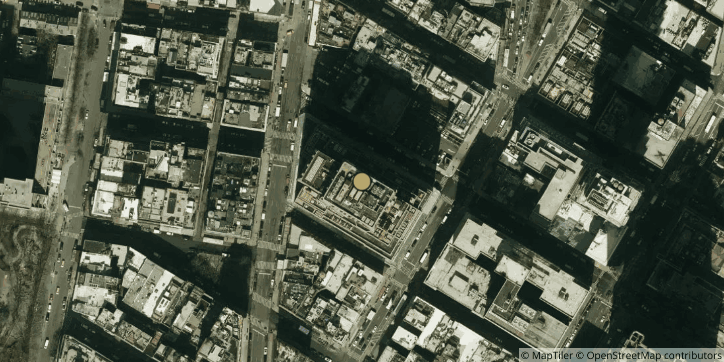 Aerial view of Equinix NY8 - New York, 60 Hudson