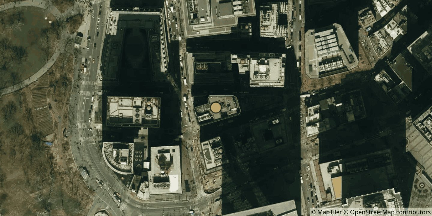 Aerial view of TELEHOUSE Briad Financial Center