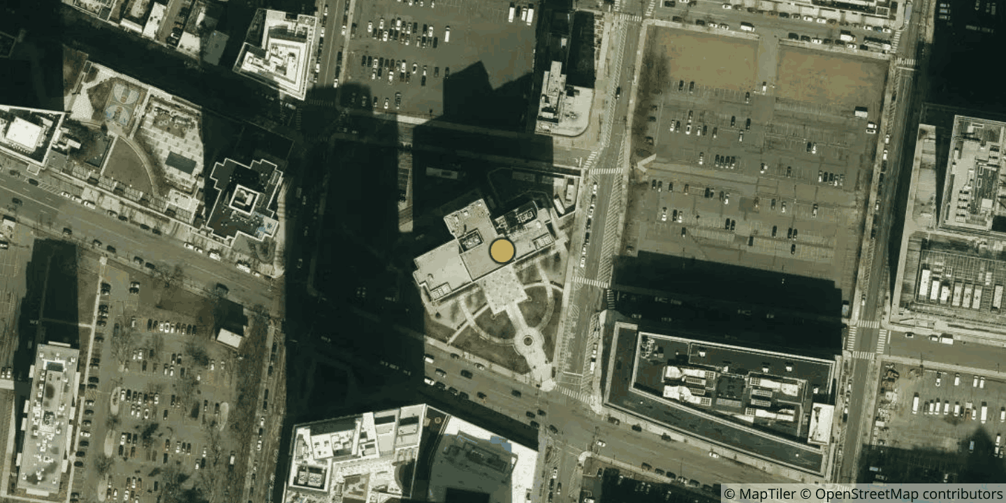 Aerial view of One Evertrust Plaza