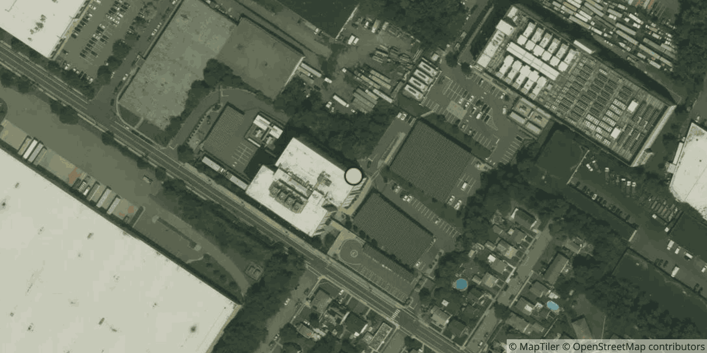 Aerial view of Digital Realty EWR (100 Delawanna)