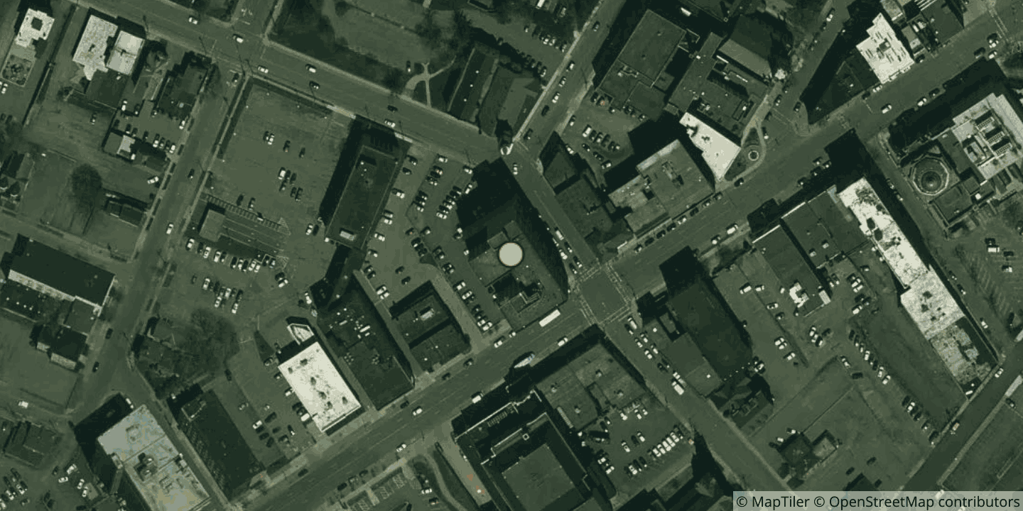 Aerial view of Northland Communications - Utica