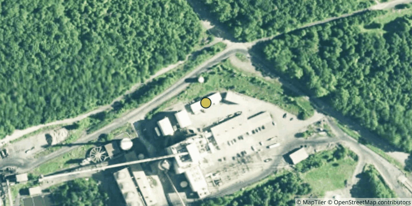 Aerial view of Bitfarms Panther Creek