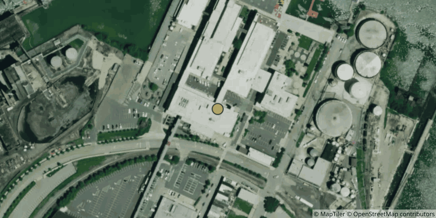 Aerial view of Expedient Tide Point