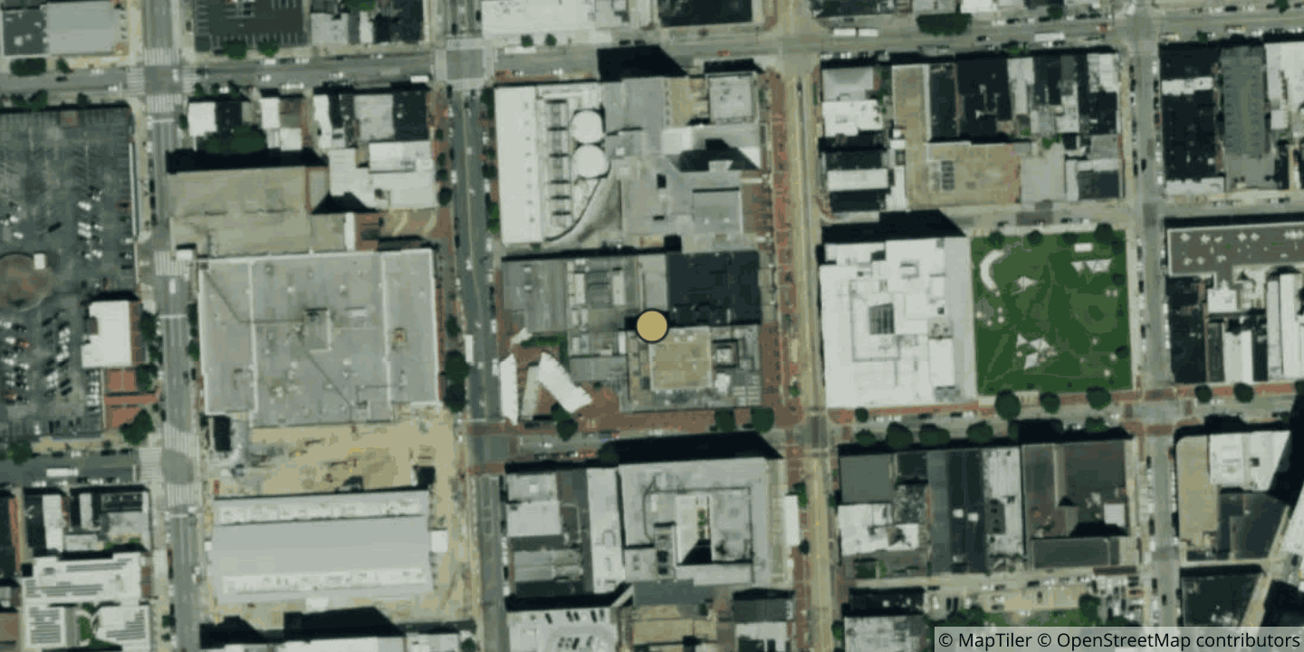 Aerial view of DataBank BWI1 - Downtown Baltimore