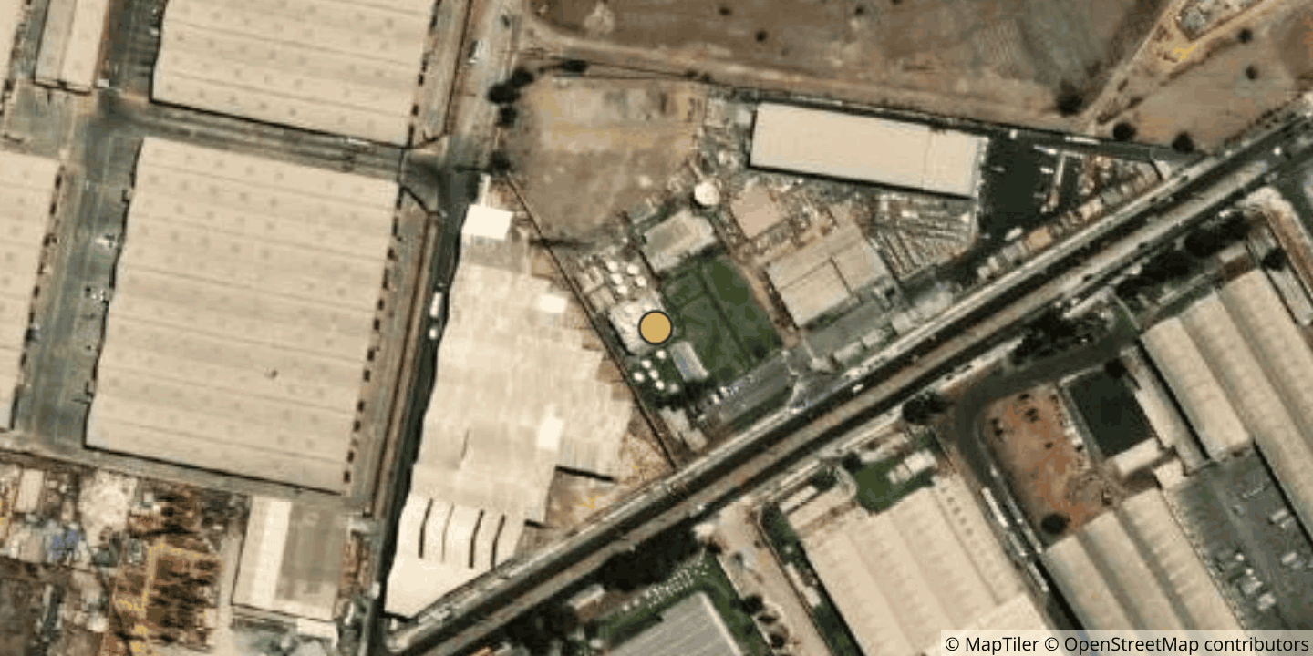 Aerial view of America Movil Telepuerto VES