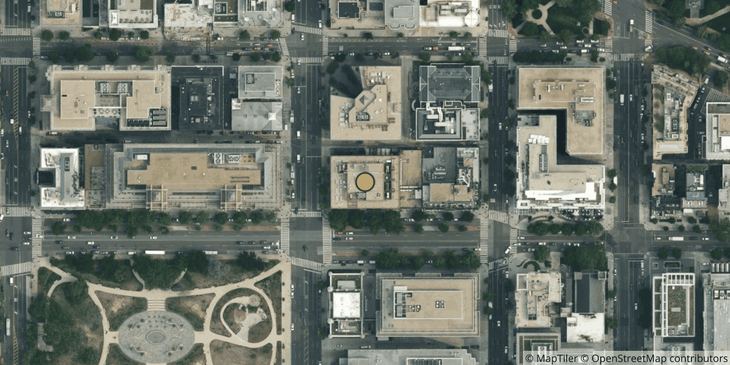 Aerial view of CoreSite - Washington,DC (DC1)