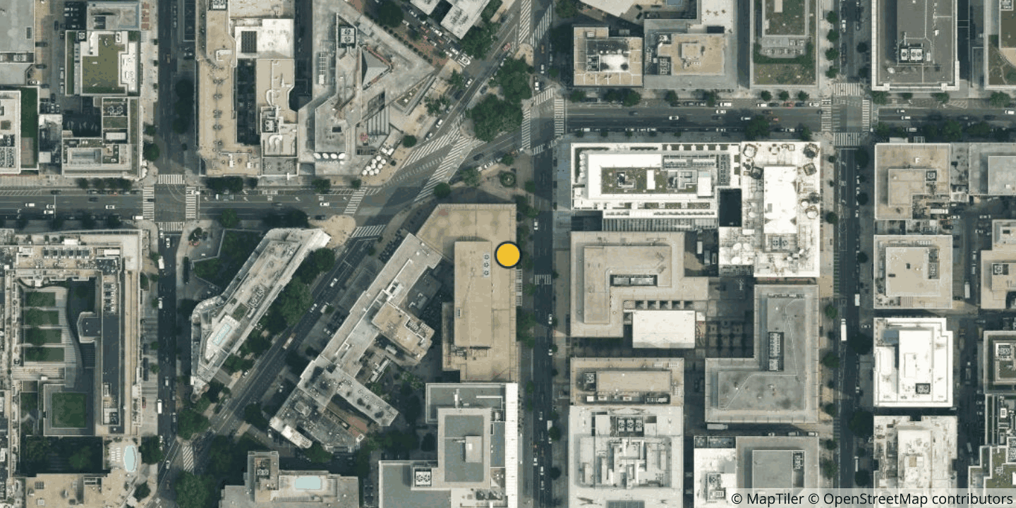 Aerial view of DataBank - 2100 M St